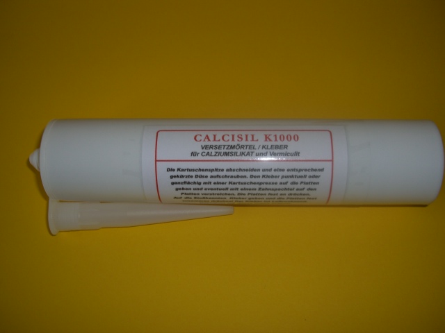 FIRETEK Kleber fr Calciumsilikatplatten Calcisil K1000  310 ml Kartusche